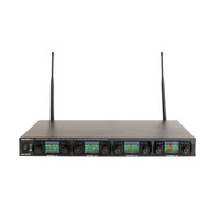 PROFESSIONAL DIGITAL UHF PLL WIRELESS MIC SYSTEM WITH SIXTEEN HANDHELD VOCAL MICROPHONES